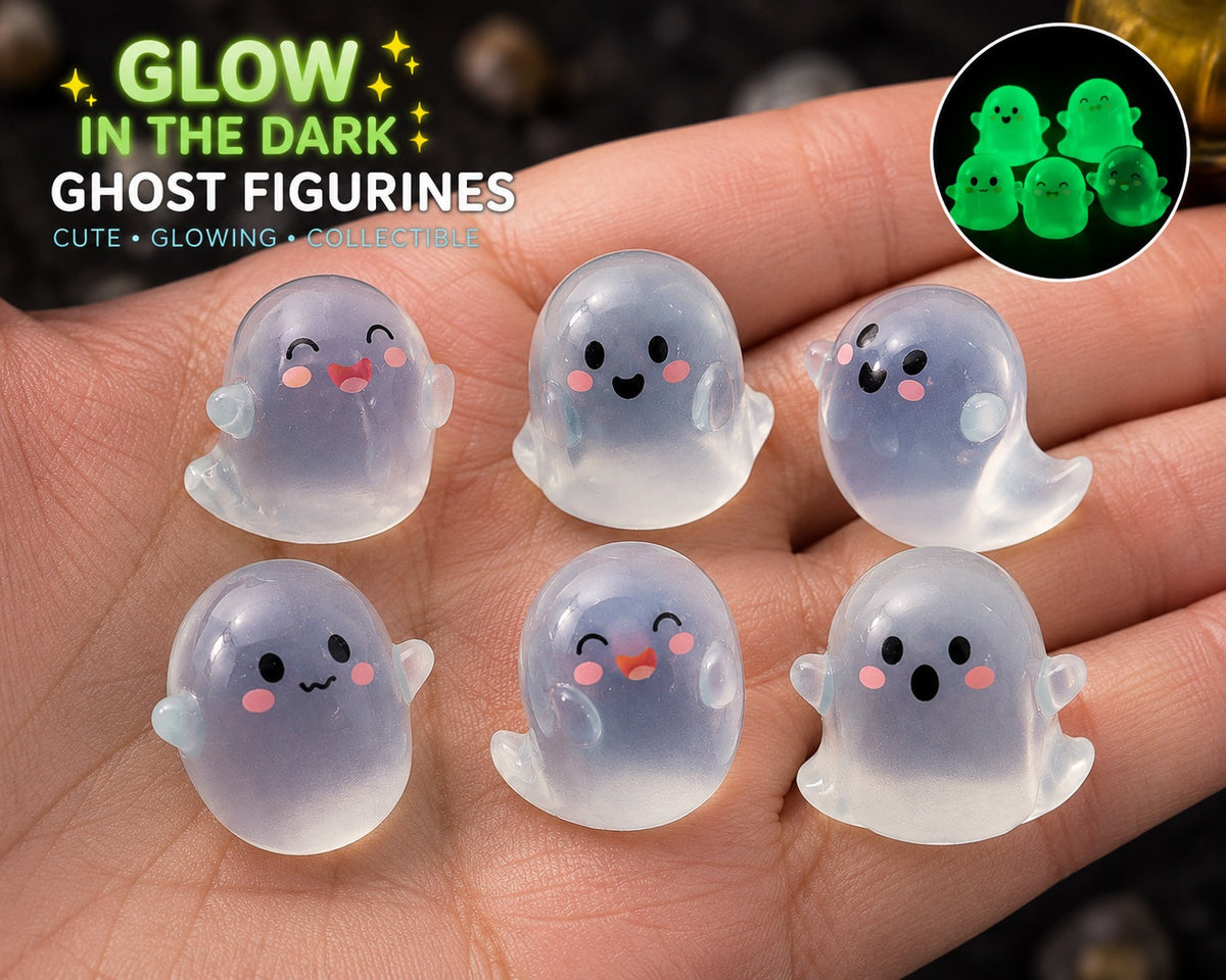 Glow in the Dark Ghost Figurines