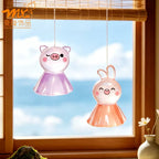 Glow pig and bunny figurines