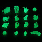 Glow in the Dark Animal Resin Charms | 20–35mm Flatback Cabochons