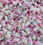 Colorful Straw Cream Cup Resin Charms | Kawaii Flatback Cabochons for DIY Crafts