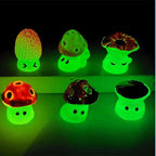 Glow in the Dark Mushroom Resin Charms luminous flatback resin cabochons for DIY crafts