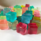 Glow in the Dark Cube Resin Charms | 18mm Flatback Cabochons