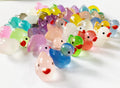Glow in the Dark Duck Resin Charms | Kawaii Flatback Cabochons