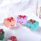 Glow in the dark duck resin charm cabochon for DIY crafts and decoden