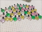 Glow in the Dark Bird Resin Charms luminous flatback resin cabochons for DIY crafts
