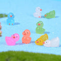 Glow in the dark mixed duck resin charm cabochon for DIY crafts and decoden