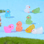 Glow in the dark mixed duck resin charm cabochon for DIY crafts and decoden