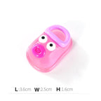 Mixed glow in the dark cartoon shoe 3D resin cabochons