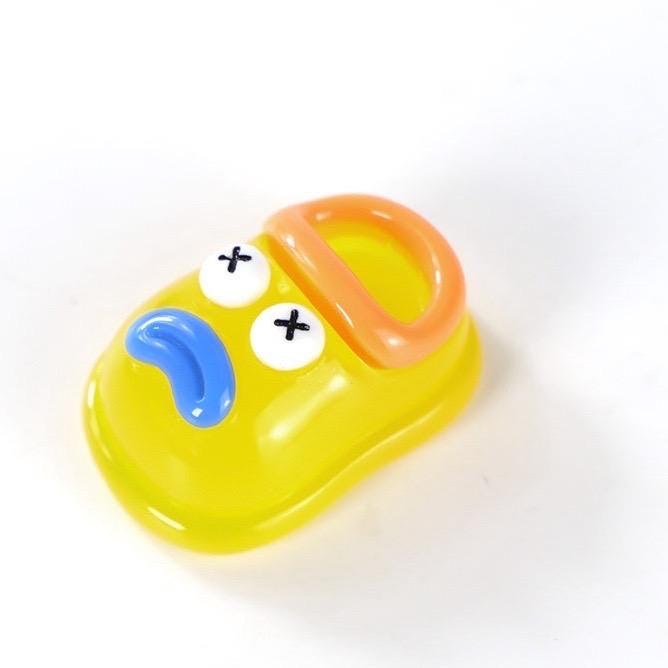 Mixed glow in the dark cartoon shoe 3D resin cabochons