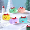 Glow in the dark duck resin charm cabochon for DIY crafts and decoden
