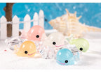 Glow in the Dark Whale Resin Charms | 15mm Ocean Cabochons