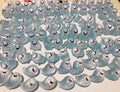 Mixed glow in the dark Halloween ghost resin cabochons 30mm