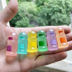 Glow in the Dark Mini Mailbox Resin Charms luminous flatback resin cabochons for DIY crafts