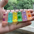 Glow in the Dark Mini Mailbox Resin Charms luminous flatback resin cabochons for DIY crafts