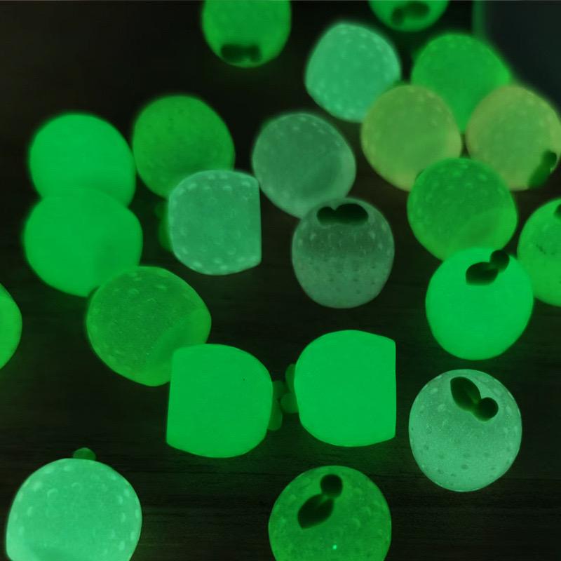 Glow in the dark fruit resin charm cabochon for DIY crafts and decoden