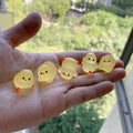 Glow in the Dark Chick Resin Charms luminous flatback resin cabochons for DIY crafts