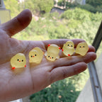 Glow in the Dark Chick Resin Charms luminous flatback resin cabochons for DIY crafts