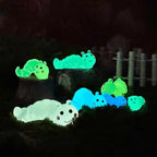 Glow in the dark caterpillar resin charm cabochon for DIY crafts and decoden
