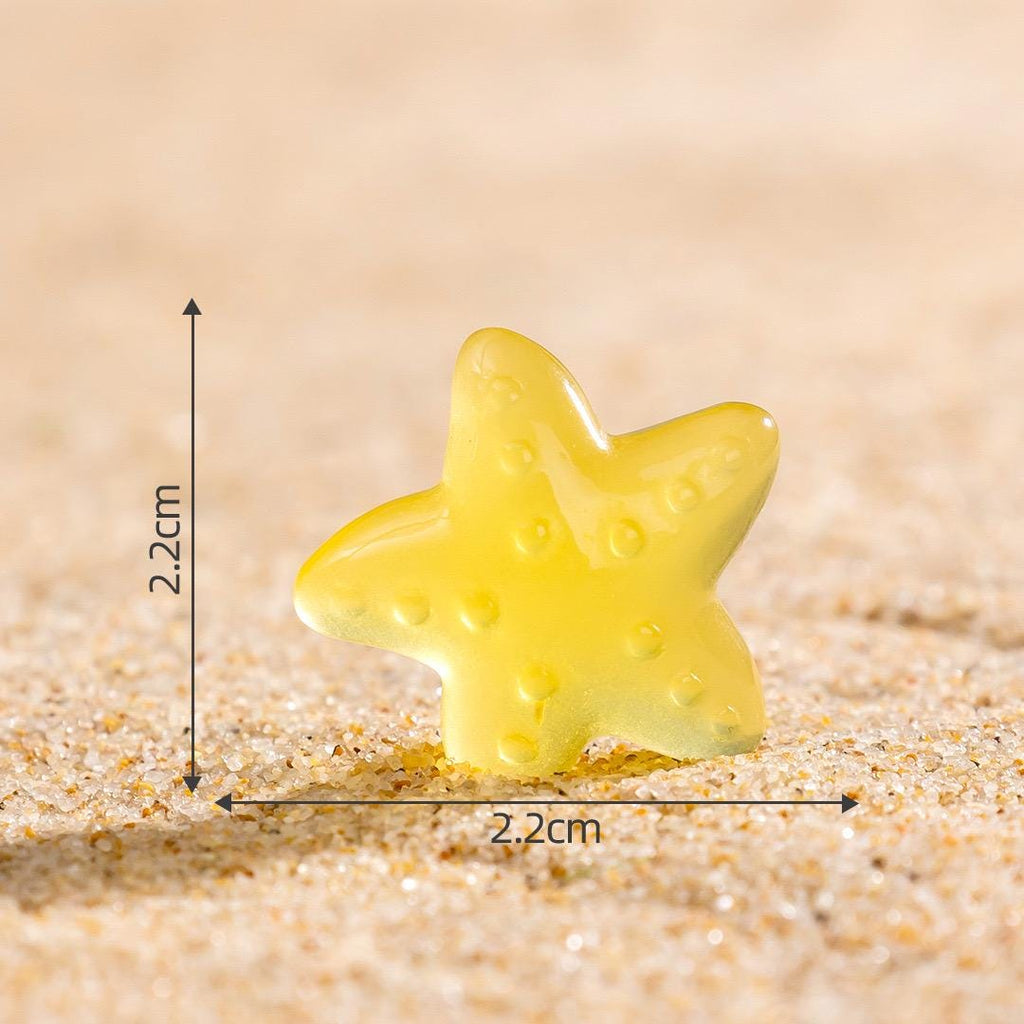 Glow in the Dark Ocean Resin Charms | Luminous Sea Shell, Starfish & Coral Flatback Cabochons for DIY Crafts