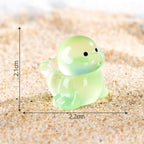 Glow in the Dark Sea Lion Resin Charms | Luminous Ocean Flatback Cabochons for DIY Crafts