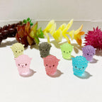 Glow in the Dark Sheep Resin Charms luminous flatback resin cabochons for DIY crafts