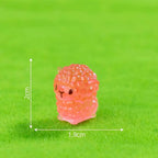 Glow in the Dark Sheep Resin Charms luminous flatback resin cabochons for DIY crafts