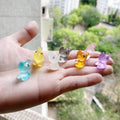 Cute glow in the dark rhinoceros resin charm cabochons