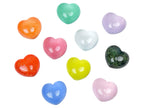 Glow in the Dark Heart Resin Charms | 21–24mm Flatback Cabochons