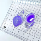 Glow in the dark large conch resin charm cabochon for DIY crafts and decoden