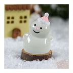 Glow in the Dark Christmas Resin Charms | Snowman & Tree Cabochons