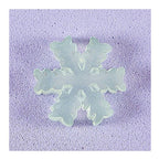 Glow in the Dark Snowflake Resin Charms luminous flatback resin cabochons for DIY crafts