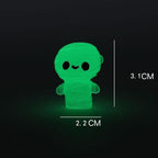 Glow in the Dark Halloween Resin Charms | Luminous Flatback Cabochons for DIY Crafts, Jewellery Making & Phone Case Decoration