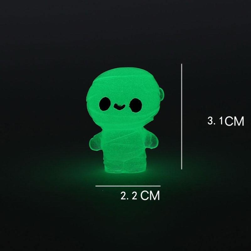 Glow in the Dark Halloween Resin Charms | Luminous Flatback Cabochons for DIY Crafts, Jewellery Making & Phone Case Decoration