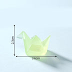 Glow in the Dark Paper Crane & Animal Resin Charms | Flatback Luminous Cabochons for DIY Crafts