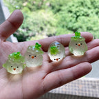 Glow in the Dark Mini Vegetable & Chick Resin Charms | Luminous Flatback Cabochons for DIY Crafts & Phone Case Decoration