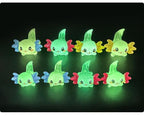 Glow in the Dark Salamander Resin Cabochons luminous flatback resin cabochons for DIY crafts