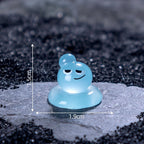 Glow in the dark water droplet resin charm cabochon for DIY crafts and decoden