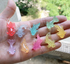 Glow in the Dark Fish Resin Charms luminous flatback resin cabochons for DIY crafts
