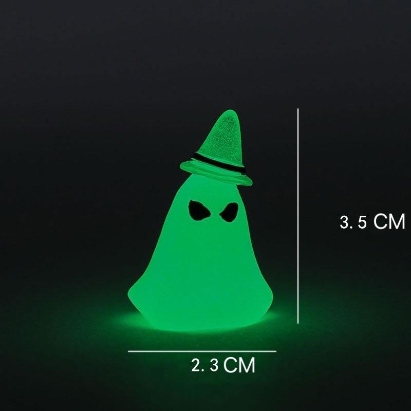 Glow in the Dark Halloween Resin Charms | Luminous Flatback Cabochons for DIY Crafts, Jewellery Making & Phone Case Decoration