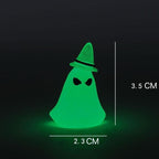 Glow in the Dark Halloween Resin Charms | Luminous Flatback Cabochons for DIY Crafts, Jewellery Making & Phone Case Decoration