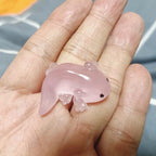 Glow in the Dark Salamander Resin Charms luminous flatback resin cabochons for DIY crafts