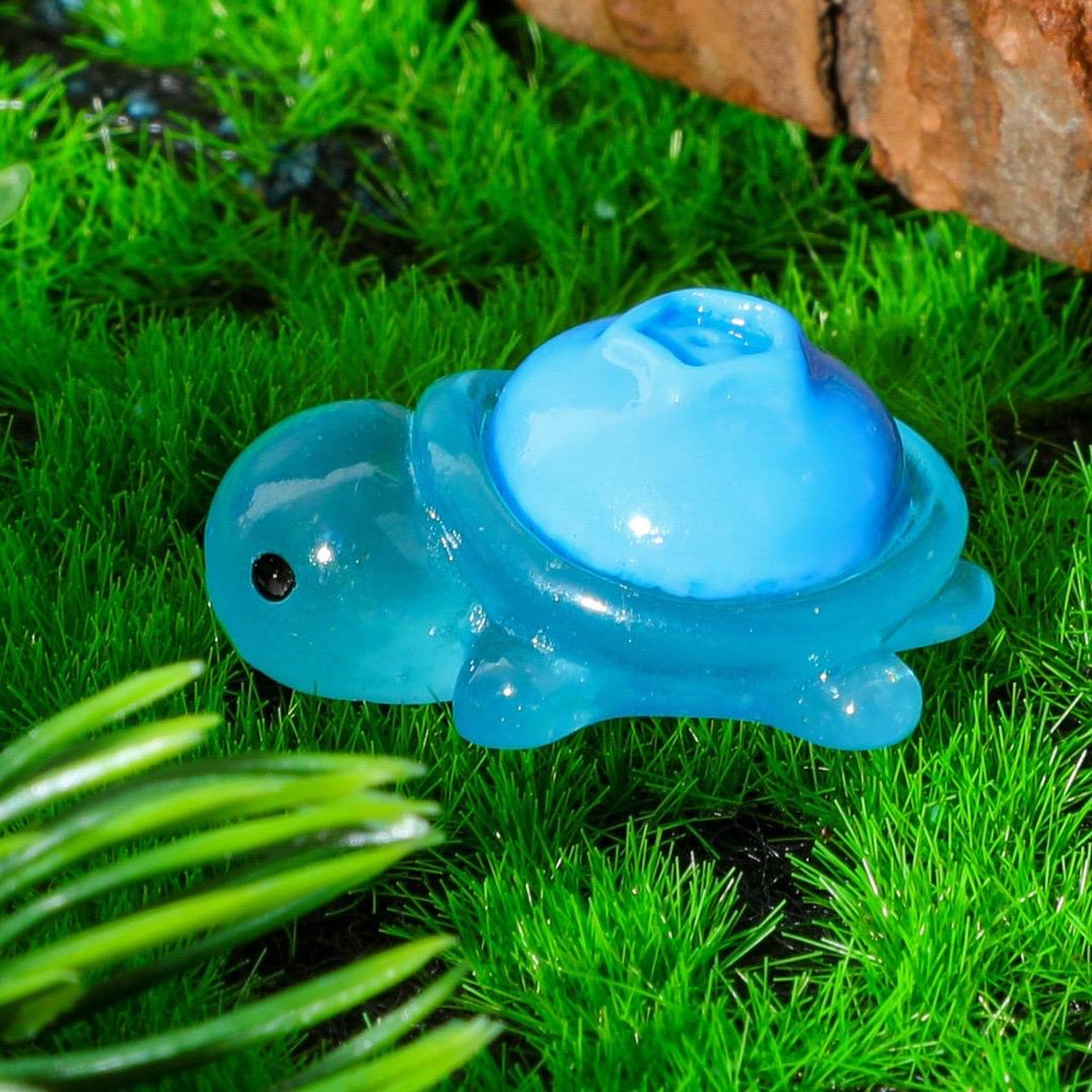 Glow in the Dark Turtle Resin Charms | Luminous Flatback Cabochons for DIY Crafts