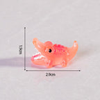 Glow in the Dark Alligator & Crocodile Resin Charms | Flatback Cabochons