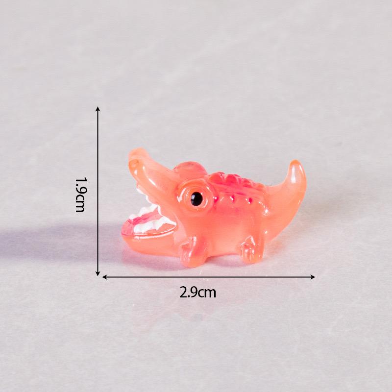 Glow in the Dark Alligator & Crocodile Resin Charms | Flatback Cabochons