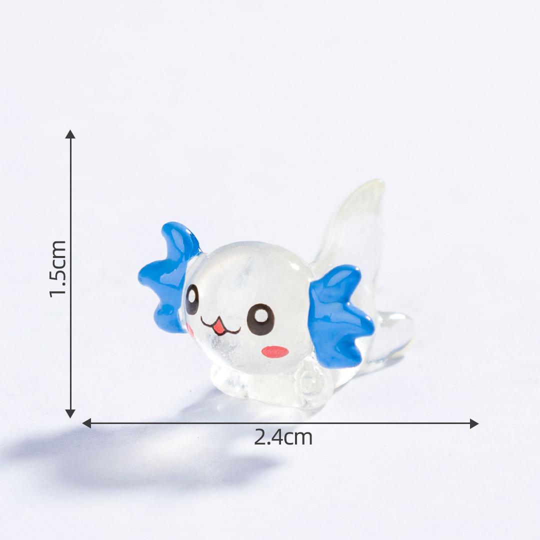 Glow in the Dark Salamander Resin Cabochons luminous flatback resin cabochons for DIY crafts