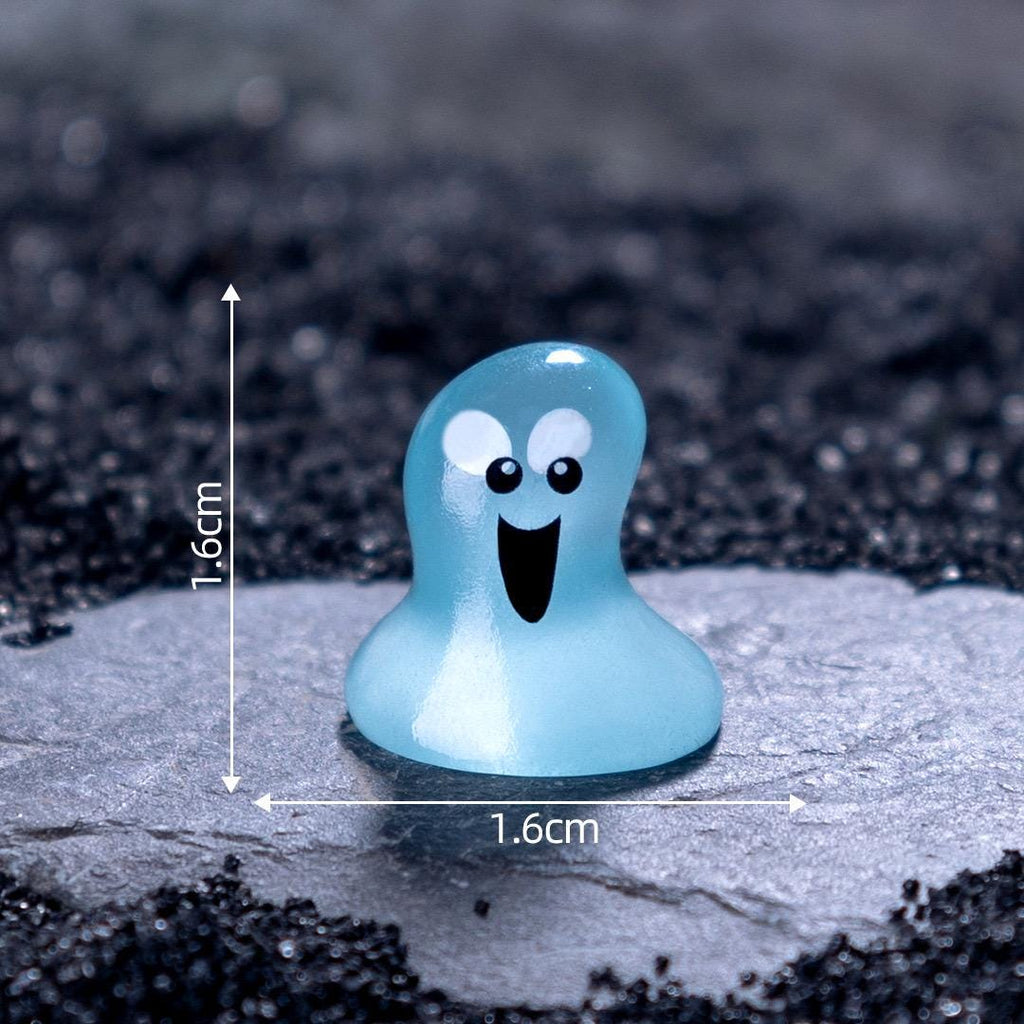 Glow in the dark water droplet resin charm cabochon for DIY crafts and decoden