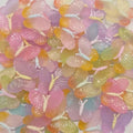Glow in the Dark Butterfly Resin Charms | Colorful Craft Cabochons