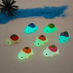 Glow in the Dark Fruit Turtle Resin Charms for DIY Crafts & Phone Case Decoration