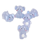 Glow in the Dark Elephant Resin Cabochons luminous flatback resin cabochons for DIY crafts