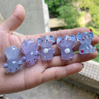 Glow in the Dark Elephant Resin Cabochons luminous flatback resin cabochons for DIY crafts